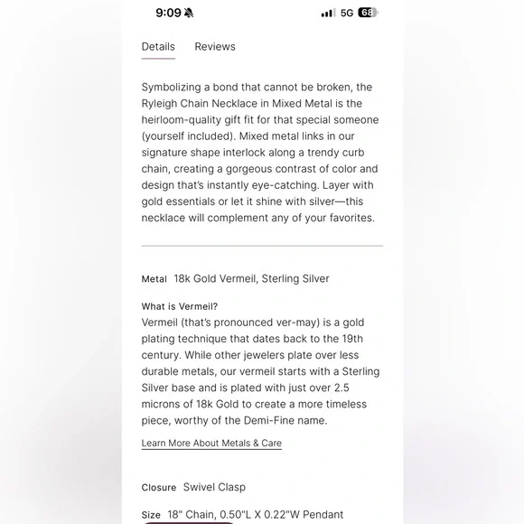 Kendra Scott necklace - Picture 9 of 9